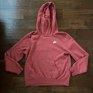 Nike burgundy sweatshirt